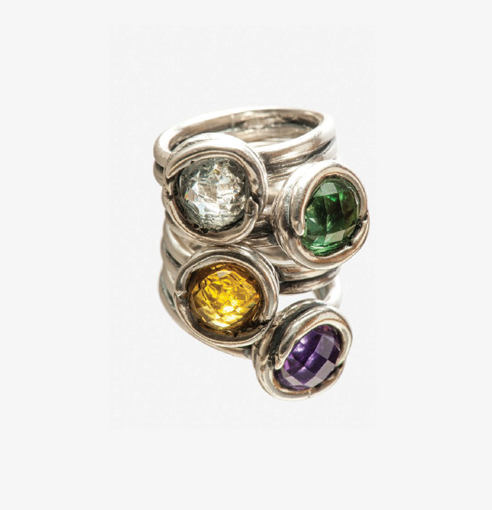 Modular briolette claw ring | Caramanna Jewellery Australia